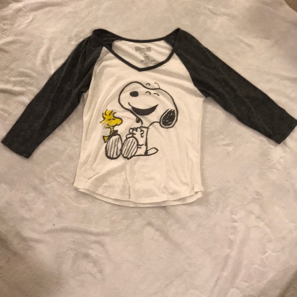 Snoopy baseball style T-shirt